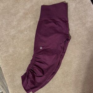 lululemon athletica Women's Burgundy Leggings